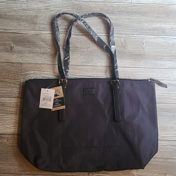 Roots black crossbody bag and tote - Picture 2 of 3